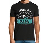 Camiseta Hombre Manga Corta Este Tipo Va a Ser Papá, Día del Padre regalos dia del padre futuros papas laTostadora