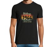 Camiseta Hombre Manga Corta regalo de cumpleaños de edición limitada vintage 1966 laTostadora