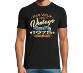 Camiseta Hombre Manga Corta no viejo pero vintage vendimia 1975 laTostadora