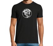 Camiseta Hombre Manga Corta banda de jazz con el saxofón y la trompeta laTostadora