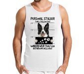 Camiseta Hombre Sin Mangas border collie laTostadora