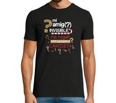 Camiseta Hombre Manga Corta Amigo Invisible Camiseta manga corta hombre laTostadora