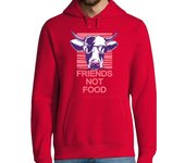 Sudadera Con Capucha Para Hombre amigos no comida vegana o vegetariana laTostadora