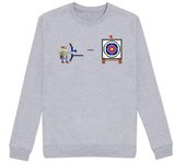 Sudadera Sin Capucha Unisex Archery retro arcade 3 laTostadora