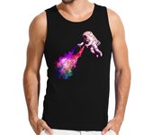 Camiseta Hombre Sin Mangas Disparando Estrellas tirantes hombre laTostadora