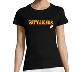 Camiseta Mujer Manga Corta The Buyakers Logo Vintage M laTostadora