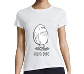 Camiseta Mujer Manga Corta Huevo Duro laTostadora