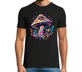 Camiseta Hombre Manga Corta viaje psicodélico seta mágica laTostadora
