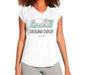 Camiseta Mujer Deportiva Camiseta Deporte Mujer Savasana Expert laTostadora