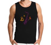 Camiseta Hombre Sin Mangas MUSICA laTostadora