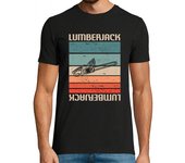 Camiseta Hombre Manga Corta retro vintage clasico leñador laTostadora