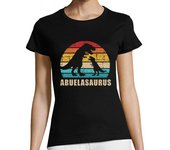 Camiseta Mujer Manga Corta abuelasaurus vintage retro para abuela laTostadora