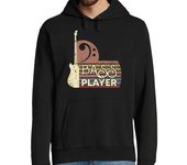 Sudadera Con Capucha Para Hombre bajista vintage clave de sol laTostadora