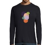 Camiseta Hombre Manga Larga Colors Colores camiseta oscura manga larga hombre laTostadora