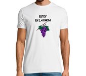 Camiseta Hombre Manga Corta Estoy En La Parra N laTostadora