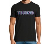 Camiseta Hombre Manga Corta Retro Techno laTostadora