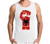 Camiseta Hombre Sin Mangas Albania laTostadora