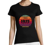Camiseta Mujer Manga Corta vintage 1975 limited edition - camiseta de mujer. laTostadora