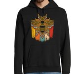 Sudadera Con Capucha Para Hombre vintage abeja retro abejorro miel laTostadora