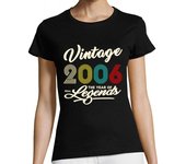 Camiseta Mujer Manga Corta Vintage 2006 laTostadora