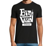 Camiseta Hombre Manga Corta Big Van Ciencia blanco laTostadora