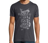 Camiseta Hombre Manga Corta Samurai Bushido BN laTostadora