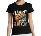 Camiseta Mujer Manga Corta Vintage 1979 limited edition laTostadora