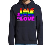 Sudadera Con Capucha Para Hombre Love is Love laTostadora