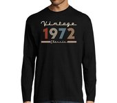 Camiseta Hombre Manga Larga 1972 - Vintage Classic laTostadora