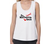 Camiseta Mujer Tirantes Loose Fit SÍ, LLÁMAME LOCA laTostadora