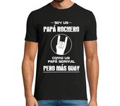Camiseta Hombre Manga Corta Soy Un Papá Rockero, Como Un Papá Normal Pero Más Guay, Día del Padre laTostadora