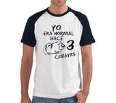 Camiseta Hombre Estilo Béisbol Camiseta manga corta hombre Yo era normal hace 3 cobayas laTostadora