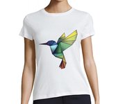 Camiseta Mujer Manga Corta Colibrí prisma M4 laTostadora