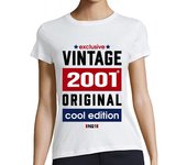 Camiseta Mujer Manga Corta VINTAGE 2001 laTostadora