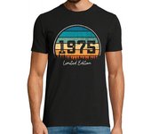 Camiseta Hombre Manga Corta vintage 1975 edición limitada retro laTostadora