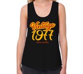 Camiseta Mujer Tirantes Loose Fit Vintage 1977, 48 años laTostadora