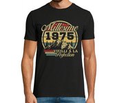 Camiseta Hombre Manga Corta 50 años 1975 vintage aniversario retro laTostadora