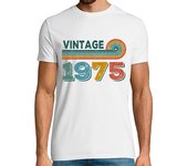 Camiseta Hombre Manga Corta cumpleaños 1975 - vintage 1975 laTostadora