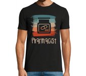 Camiseta Hombre Manga Corta Farmacia farmacéutica retro vintage laTostadora
