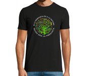 Camiseta Hombre Manga Corta SI LA RESPOSTA ÉS A LA NATURA, QUINA ERA LA PREGUNTA laTostadora