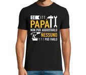 Camiseta Hombre Manga Corta si papá no puede arreglarlo nadie puede laTostadora