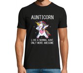 Camiseta Hombre Manga Corta aunticorn como una tía normal solo que laTostadora