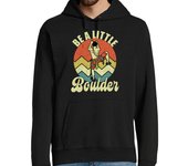 Sudadera Con Capucha Para Hombre ser una pequeña roca retro laTostadora