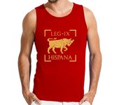 Camiseta Hombre Sin Mangas legio ix hispana taurus emblema legión laTostadora