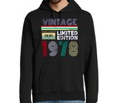 Sudadera Con Capucha Para Hombre 1978 Vintage - Limited Edition laTostadora