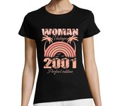 Camiseta Mujer Manga Corta mujer vintage perfecta edicion 2001 laTostadora
