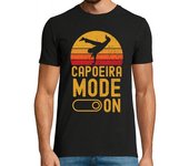 Camiseta Hombre Manga Corta modo capoeira en retro laTostadora