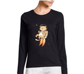 Camiseta Mujer Manga Larga aventurero espacial laTostadora
