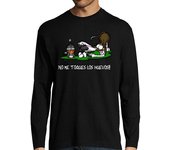 Camiseta Hombre Manga Larga camiseta de los huevos laTostadora