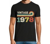 Camiseta Hombre Manga Corta vintage 1978 - cumpleaños 1978 laTostadora